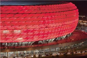 慕尼黑安联体育场(Allianz-Arena in Munnchen)(摄影师GARP Haenel, Gerald图片来源Deutsche Zentrale fr Tourismus e.V.)