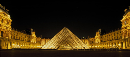 卢浮宫夜景(摄影师Franck Charel，图片来源© Atout Franc)